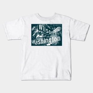 Wilson Avenue & Washington Boulevard1, Pasadena, CA by MWP Kids T-Shirt